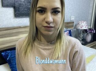 Blonddwomann